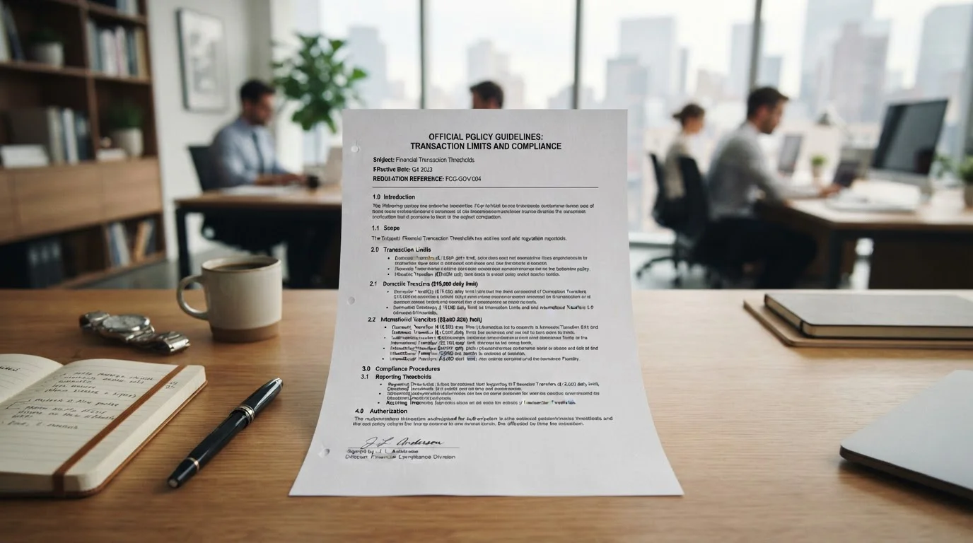 Regulatory document showing PSA transaction limit guidelines for mobile billing