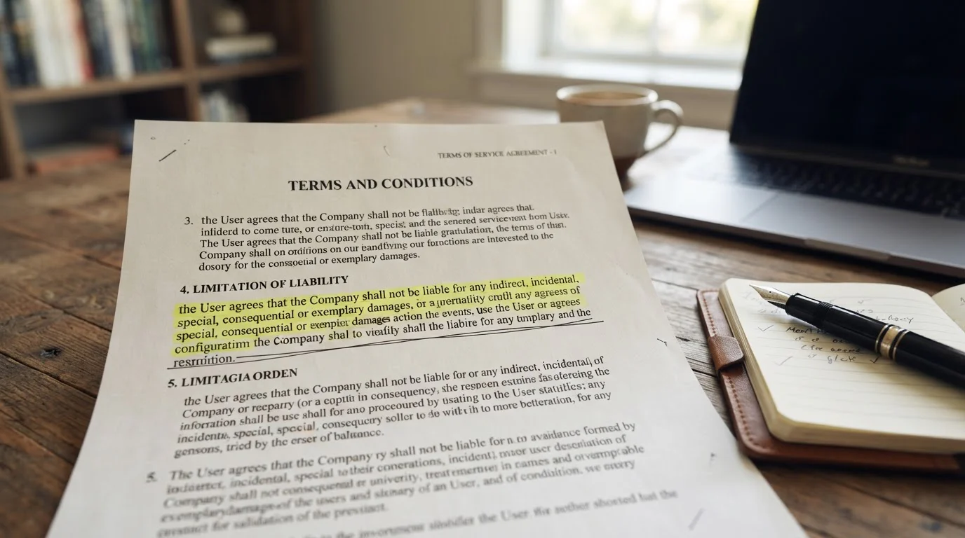 Close-up of casino bonus terms document highlighting e-wallet exclusion clause