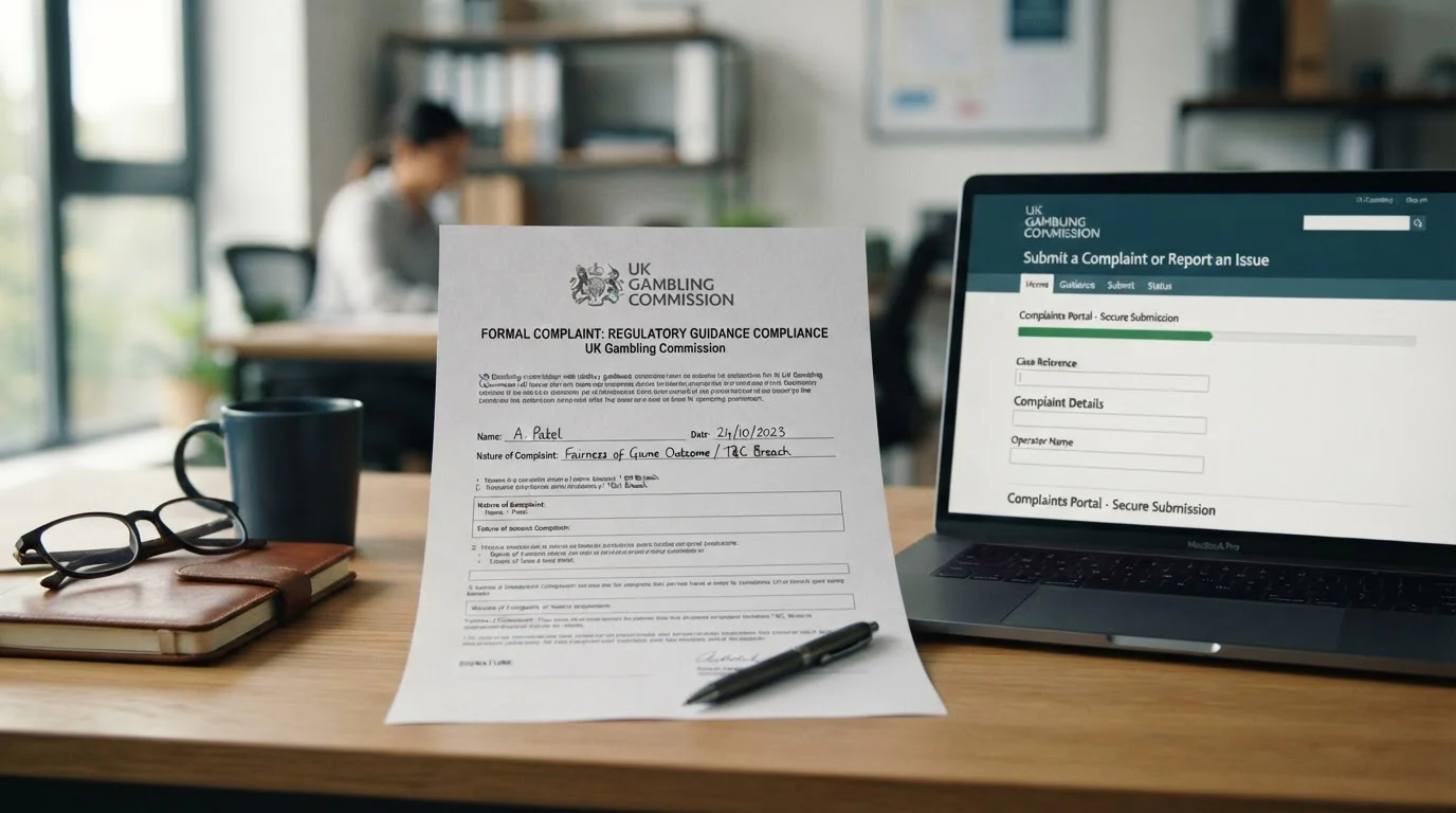 UK Gambling Commission complaint escalation process for delayed withdrawals